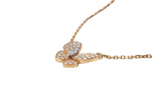 Load image into Gallery viewer, 極美品 Van Cleef &amp; Arpels ヴァンクリーフ＆アーペル ネックレス ドゥ パピヨン ペンダント VCARP3DP00 K18YG VVS 中古 58785