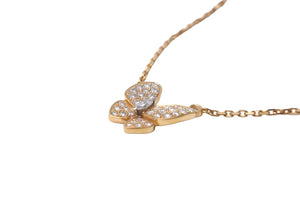 極美品 Van Cleef & Arpels ヴァンクリーフ＆アーペル ネックレス ドゥ パピヨン ペンダント VCARP3DP00 K18YG VVS 中古 58785