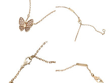 Load image into Gallery viewer, 極美品 Van Cleef &amp; Arpels ヴァンクリーフ＆アーペル ネックレス ドゥ パピヨン ペンダント VCARP3DP00 K18YG VVS 中古 58785