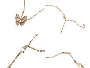 極美品 Van Cleef & Arpels ヴァンクリーフ＆アーペル ネックレス ドゥ パピヨン ペンダント VCARP3DP00 K18YG VVS 中古 58785