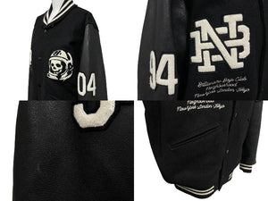 NEIGHBORHOOD × BBC ネイバーフッド ビリオネアボーイズクラブ スタジャン ブラック 192SZBWN-JKM04S M 良品 中古 58786