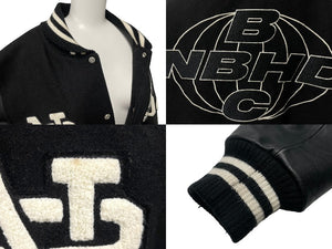 NEIGHBORHOOD × BBC ネイバーフッド ビリオネアボーイズクラブ スタジャン ブラック 192SZBWN-JKM04S M 良品 中古 58786