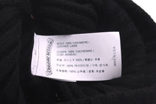 Load image into Gallery viewer, 新品未使用 CHROME HEARTS クロムハーツ CH プラス ニットキャップ ブラック クロス レザー パッチ ビーニー カシミヤ 中古 58793