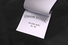 Load image into Gallery viewer, 新品未使用 CHROME HEARTS クロムハーツ CH プラス ニットキャップ ブラック クロス レザー パッチ ビーニー カシミヤ 中古 58793