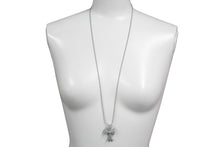 Load image into Gallery viewer, 新品未使用 CHROME HEARTS クロムハーツ クロス ネックレス ボールチェーン グレー シリコン ラバー 中古 58799