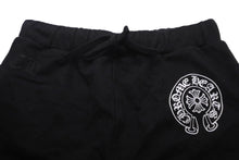 Load image into Gallery viewer, 新品未使用品 CHROME HEARTS クロムハーツ スリットポケット パンツ スウェットパンツ M ブラック ホースシュー 中古 58802