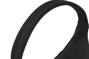 PRADA プラダ ハンドバッグ ワンショルダー MV515 ホーボー ミニバッグ 三角ロゴ ブラック シルバー金具 美品 中古 58833