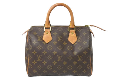 LOUIS VUITTON ルイヴィトン ハンドバッグ スピーディ25 モノグラムキャンバス M41528 ゴールド金具 美品 中古 58836