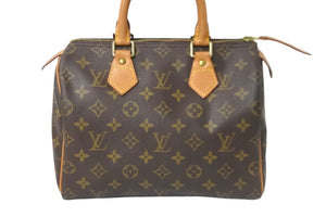 LOUIS VUITTON ルイヴィトン ハンドバッグ スピーディ25 モノグラムキャンバス M41528 ゴールド金具 美品 中古 58836