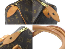 Load image into Gallery viewer, LOUIS VUITTON ルイヴィトン ハンドバッグ スピーディ25 モノグラムキャンバス M41528 ゴールド金具 美品 中古 58836