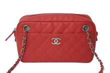 Load image into Gallery viewer, 新品同様 CHANEL シャネル チェーン ショルダーバッグ マトラッセ A91731 25番台 ピンク キャビアスキン シルバー金具 58840
