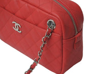 Load image into Gallery viewer, 新品同様 CHANEL シャネル チェーン ショルダーバッグ マトラッセ A91731 25番台 ピンク キャビアスキン シルバー金具 58840