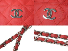 Load image into Gallery viewer, 新品同様 CHANEL シャネル チェーン ショルダーバッグ マトラッセ A91731 25番台 ピンク キャビアスキン シルバー金具 58840