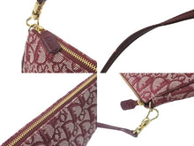 Load image into Gallery viewer, Christian Dior クリスチャンディオール ショルダーバッグ サドルバッグ トロッター柄 MC0012 コットンキャンバス 美品 中古 58844