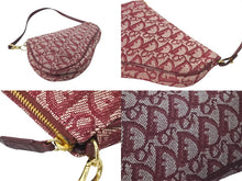 Load image into Gallery viewer, Christian Dior クリスチャンディオール ショルダーバッグ サドルバッグ トロッター柄 MC0012 コットンキャンバス 美品 中古 58844
