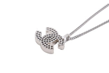 画像をギャラリービューアに読み込む, CHANEL シャネル ネックレス アクセサリ ココマーク パンチング 刻印不鮮明 シルバー 美品 中古 58855