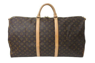 LOUIS VUITTON ルイヴィトン キーポルバンドリエール60 モノグラムキャンバス ボストンバッグ M41412 ゴールド金具 美品 中古 58856