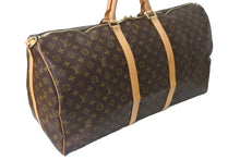 Load image into Gallery viewer, LOUIS VUITTON ルイヴィトン キーポルバンドリエール60 モノグラムキャンバス ボストンバッグ M41412 ゴールド金具 美品 中古 58856