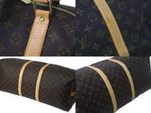 Load image into Gallery viewer, LOUIS VUITTON ルイヴィトン キーポルバンドリエール60 モノグラムキャンバス ボストンバッグ M41412 ゴールド金具 美品 中古 58856