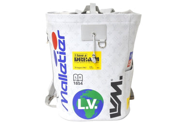 極美品 LOUIS VUITTON ルイヴィトン チョークバックパック M44616 モノグラムロゴス マルチカラー シルバー金具 中古 58858