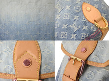 Load image into Gallery viewer, LOUIS VUITTON ルイヴィトン ショルダーバッグ サンバーストPM M93184 モノグラムデニム ピンク ゴールド金具 美品 中古 58861