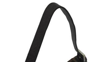 FENDI フェンディショルダーバッグ マンマズ柄ッカ キャンバス レザー ブラウン ブラック シルバー金具 美品 中古 58864 