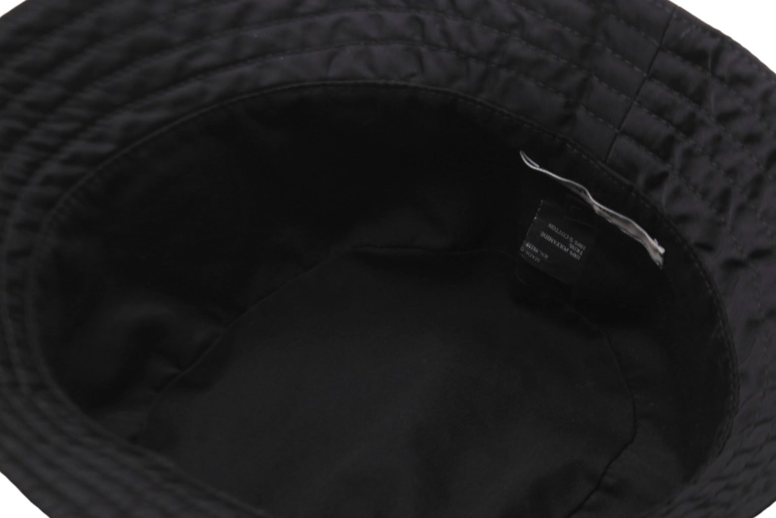 PRADA プラダ ハット 帽子 バケットハット ロゴ ブラック