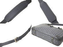 Load image into Gallery viewer, GOYARD ゴヤール アンバサードPM ブリーフケース VAE020141 2WAY グレー シルバー金具 良品 中古 58874