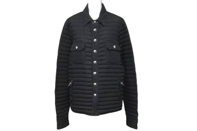 CHROME HEARTS クロムハーツ ジャケット ライトダウンジャケット クロスボタン CHクロスパッチ ブラック サイズM 中古 58879