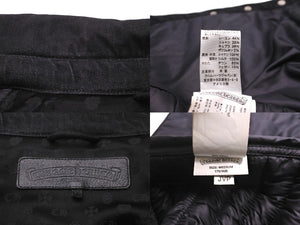 CHROME HEARTS クロムハーツ ジャケット ライトダウンジャケット クロスボタン CHクロスパッチ ブラック サイズM 中古 58879