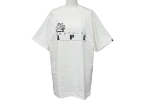 極美品 A BATHING APE アベイシングエイプ 半袖Ｔシャツ 15周年記念 ランチボックス付き MTE-03008 サイズM 中古 58882