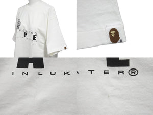 極美品 A BATHING APE アベイシングエイプ 半袖Ｔシャツ 15周年記念 ランチボックス付き MTE-03008 サイズM 中古 58882