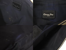 Load image into Gallery viewer, Christian Dior クリスチャンディオール ショルダーバッグ サドルバッグ デニム レザー インディゴ シルバー金具 良品 中古 58883