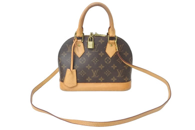 LOUIS VUITTON ルイヴィトン ハンドバッグ アルマBB 2WAY ショルダーストラップ付き M53152 ゴールド金具 美品 中古 58886