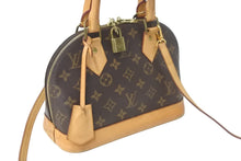 Load image into Gallery viewer, LOUIS VUITTON ルイヴィトン ハンドバッグ アルマBB 2WAY ショルダーストラップ付き M53152 ゴールド金具 美品 中古 58886