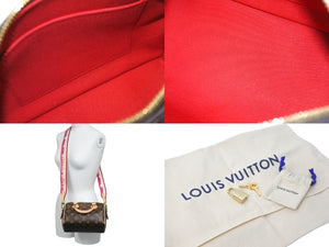 新品同様 LOUIS VUITTON ルイヴィトン ハンドバッグ M46234 スピーディバンドリエール 20 ブラウン モノグラム 中古 58887
