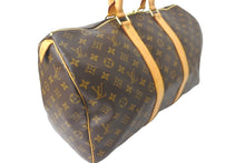 Load image into Gallery viewer, LOUIS VUITTON ルイヴィトン ボストンバッグ M41428 キーポル45 ブラウン モノグラム レザー ゴールド金具 美品 中古 58888
