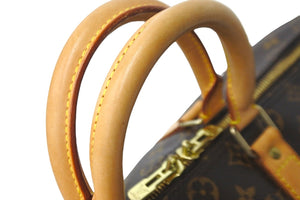 LOUIS VUITTON ルイヴィトン ボストンバッグ M41428 キーポル45 ブラウン モノグラム レザー ゴールド金具 美品 中古 58888