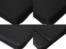 Load image into Gallery viewer, CHANEL シャネル ウォレットチェーン ショルダーバッグ ブラック 15番台 ココマーク キャビアスキン シルバー金具 美品 中古 58891