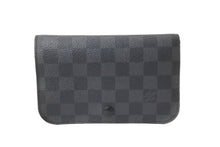 Load image into Gallery viewer, LOUIS VUITTON ルイヴィトン ベルト サンチュール ポシェットオム ダミエ・グラフィット 33/95 M6837 シルバー金具 美品 中古 58893