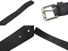 Load image into Gallery viewer, LOUIS VUITTON ルイヴィトン ベルト サンチュール ポシェットオム ダミエ・グラフィット 33/95 M6837 シルバー金具 美品 中古 58893
