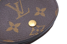 Load image into Gallery viewer, LOUIS VUITTON ルイヴィトン コインケース ポルトモネグゼ M61970 モノグラム ブラウン ゴールド金具 美品 中古 58896