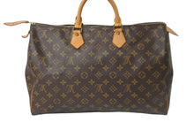 Load image into Gallery viewer, LOUIS VUITTON ルイヴィトン ハンドバッグ M41522 スピーディ40 旧型 ブラウン モノグラムキャンバス ゴールド金具 良品 中古 58904