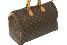 Load image into Gallery viewer, LOUIS VUITTON ルイヴィトン ハンドバッグ M41522 スピーディ40 旧型 ブラウン モノグラムキャンバス ゴールド金具 良品 中古 58904