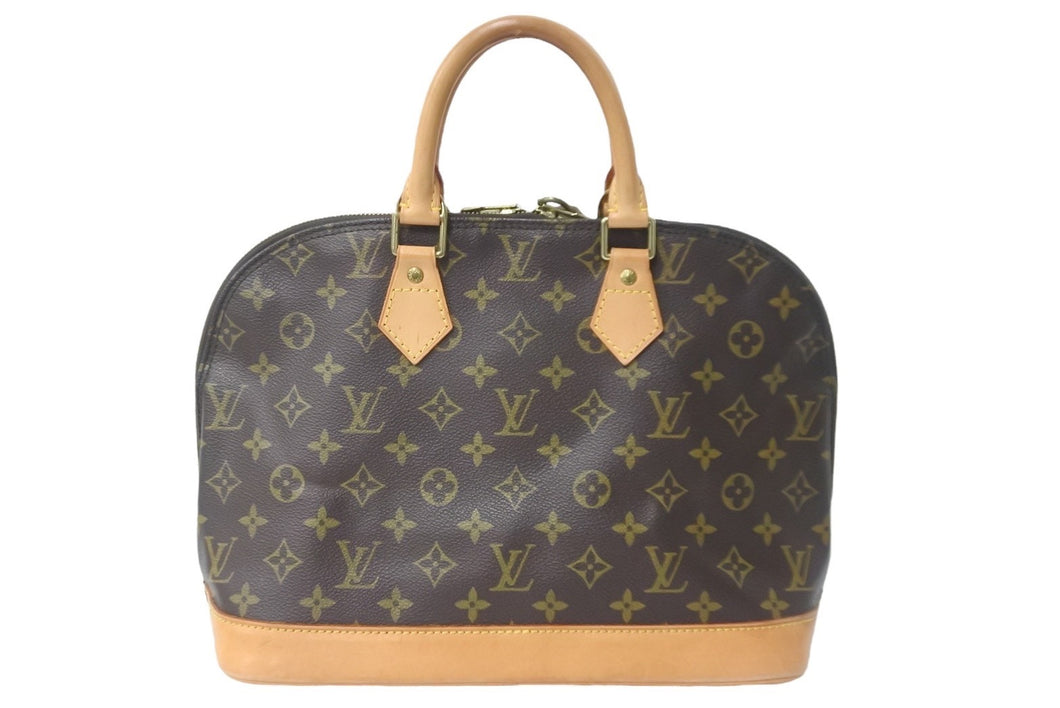 LOUIS VUITTON ルイヴィトン ハンドバッグ アルマPM モノグラム M51130 ブラウン ゴールド金具 美品 中古 58905