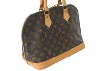 Load image into Gallery viewer, LOUIS VUITTON ルイヴィトン ハンドバッグ アルマPM モノグラム M51130 ブラウン ゴールド金具 美品 中古 58905
