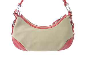 PRADA プラダショルダーバッグ ワンショルダー BR3429 ロゴ ジャガード シルバー金具 美品 中古 58908 
