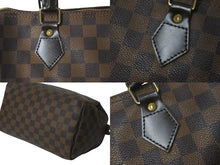 Load image into Gallery viewer, LOUIS VUITTON ルイヴィトン ボストンバッグ スピーディ25 ダミエ N41532 ブラウン ゴールド金具 美品 中古 58909