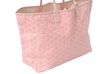 Load image into Gallery viewer, GOYARD ゴヤール トートバッグ サンルイPM ヘリンボーン柄 限定カラー ピンク シルバー金具 ポーチ付 美品 中古 58910