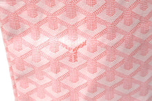 Load image into Gallery viewer, GOYARD ゴヤール トートバッグ サンルイPM ヘリンボーン柄 限定カラー ピンク シルバー金具 ポーチ付 美品 中古 58910